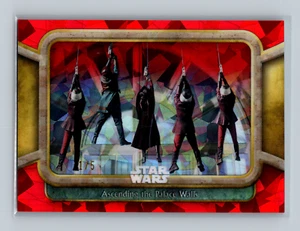 Star Wars: The Phantom Menace Chrome Sapphire Red 1/5 #84 - Picture 1 of 2