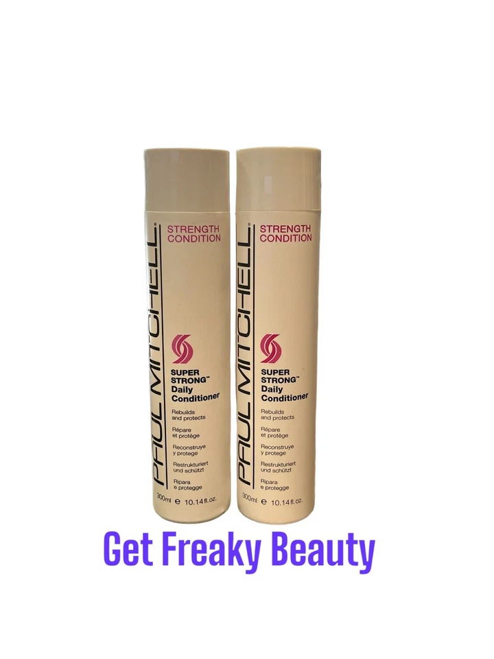 2 PACK. 10.14 oz. Paul Mitchell Super Strong Daily Conditioner. 300ml. NEW. - Image 1 of 1