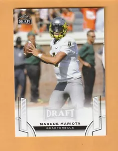 Marcus Mariota Oregon Ducks 2015 Leaf Draft #83 Honolulu Hawaii 7U - Imagen 1 de 2