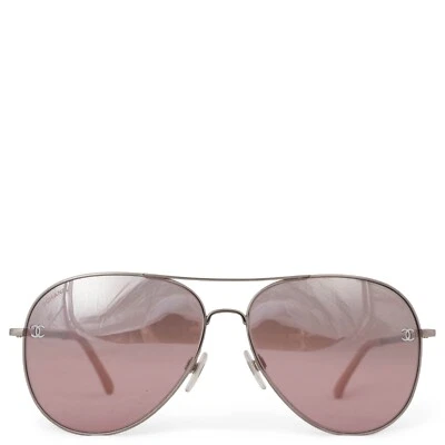 71416 auth CHANEL pink PILOT AVIATOR Sunglasses 4189-T-C - Image 1 of 4