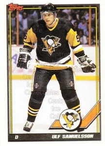 1991-92 Pittsburgh Penguins Foodland Stickers #10 Ulf Samuelsson - Picture 1 of 1