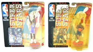 Lot of 2 Mattel NBA Super Stars Court Collection Antawn Jaminson & Glen Rice NIP - Picture 1 of 5