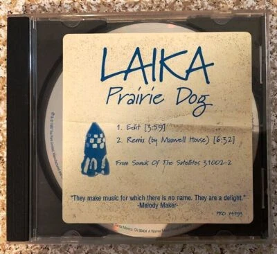 Laika ‎– Prairie Dog Promo Promotional Advance CD Single Sire 1997 Foto 1 de 3