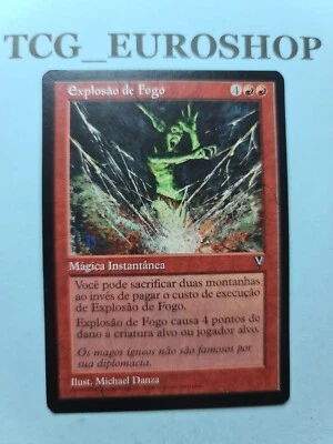 FIREBLAST ▪︎VISIONS▪︎1997▪︎MTG ▪︎PORTUGUESE▪︎NM #0135 - Image 1 of 2