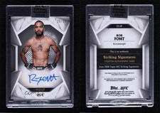 2020 Topps UFC Striking Signatures Silver /25 Rob Font #STS-RF Rookie Auto RC