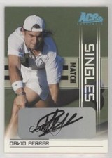 2007 Ace Authentic Straight Sets 9/50 David Ferrer Kristian Pless Dual Auto