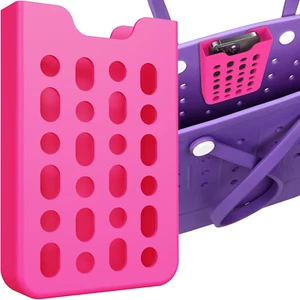 Phone Holder for Bogg Bag, Soft Silicone Insert Case, Travel Organizer Kit, Rose - Picture 1 of 12