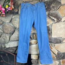 Vintage Levi's Action Jeans Brown Tab 38 x 31 Actual (36x30.5) Blue Denim