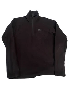 Helly Hansen Jumper Womens Medium Black Fleece Polartec Pullover 1/2 Zip Outdoor - Picture 1 of 8