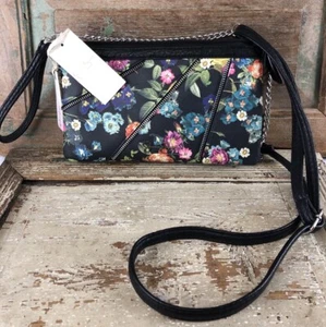 Bolso Bandolera Jessica Simpson Floral Cuero PU Flores Nuevo con Etiquetas - Imagen 1 de 7