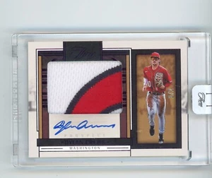 Dylan Crews 2024 Panini Three & Two Prospect Jersey Autographs purple #'d 2/2 - Picture 1 of 4