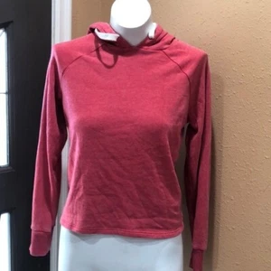 Colsie red hooded pullover sweatshirt xs - Picture 1 of 5