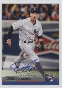 2014 Topps Stadium Club Auto Dean Anna #SCA-DA Rookie Auto RC