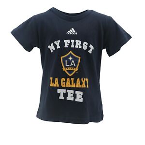 LA Galaxy Official MLS Adidas Apparel Infant Toddler Size T-Shirt New with Tags