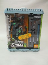 2006 HASBRO G.I JOE COBRA SIGMA 6 JUNGLE COMMANDO SNAKE EYES 8" ACTION FIGURE
