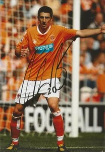 BLACKPOOL: CRAIG CATHCART SIGNED 6x4 ACTION PHOTO+COA - Picture 1 of 1