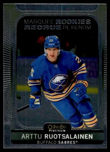 2021-22 O-Pee-Chee Platinum Marquee Rookies Arttu Ruotsalainen Rookie Buffalo - Bild 1 von 3