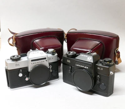 Leicaflex SL2 50 años - Par Chrome and Black - Super Raro Foto 1 de 4