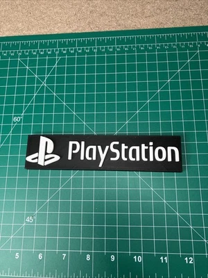 Impreso en 3D Sony PlayStation Logo Letrero Pantalla Fan Art Videojuego #1 Foto 1 de 3
