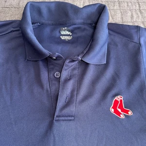 Polo vintage Lee Sport MLB Boston Red Sox azul rojo logotipo bordado para hombre X-grande - Imagen 1 de 10