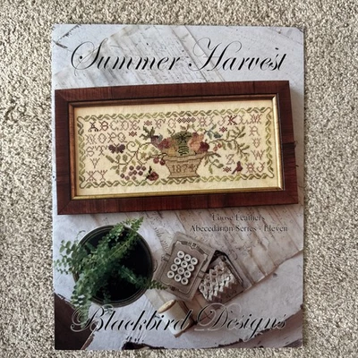 OOP Blackbird Designs "Summer Harvest" Counted Cross Stitch Pattern - Image 1 of 2