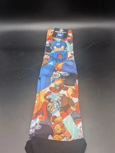 Capcom Mega Man Rare LOOT CRATE Wear Gaming DX (Men’s 10 - 13) Crew Socks NEW - Picture 1 of 3