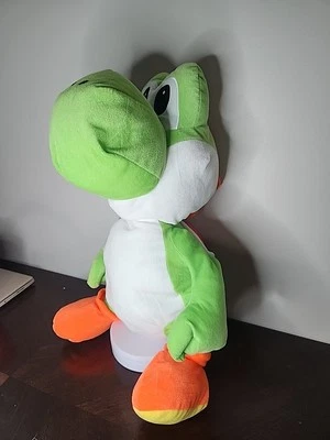 Super Mario Bros Yoshi Jumbo Peluche 22” Grande Tortuga Nintendo Shell Bolsillo Foto 1 de 4