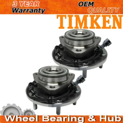 Par de cojinetes de cubo de rueda delantera 4x4 Timken para Nissan Titan Armada Infiniti QX56 Foto 1 de 4