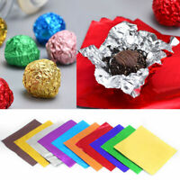 Chocolat foil wrappers 8 cm x 8 cm Square 100 feuilles UK Haute Qualité Rapide Postage 