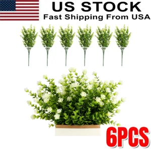 Artificial Balcony Plants, Fake Flowers Decoration, Indoor Outdoor Plants, UV - Picture 1 of 8
