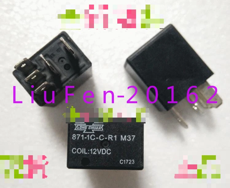 3pcs used 871-1C-C-R1 M37 12VDC Relay 5 pin - Image 1 of 1