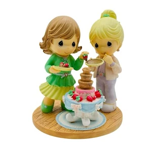 Precious Moments Our Friendship Flows With Sweetness Figurine 08’ Chocolate RARE - Picture 1 of 16