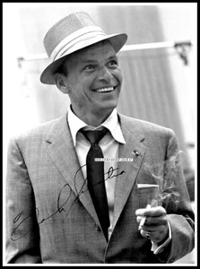 Frank Sinatra, Autographed, Cotton Canvas Image. Limited Edition (FS-2)  - Picture 1 of 1