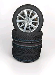 Winterkomplettrad-Satz Opel Corsa F 195-55R16 87H Fulda Winterräder 78 - Bild 1 von 4
