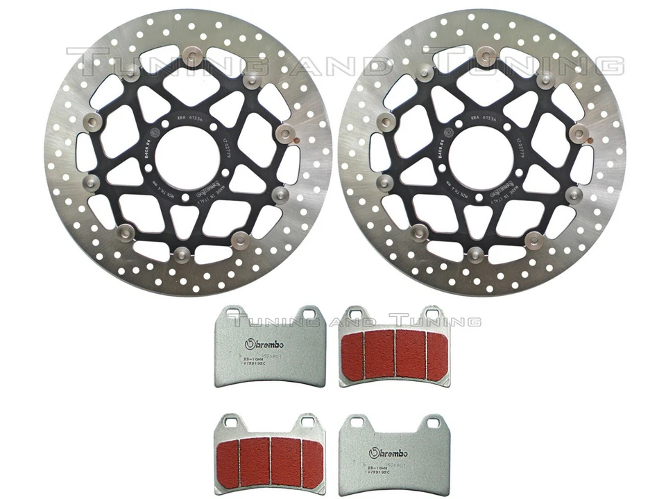 Disques frein avant BREMBO+Plaquettes SC POUR DUCATI STREETFIGHTER 848/S 2014>16 - Photo 1/1