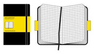MOLESKINE NOTEBOOK - BLACK HARD COVER - SQUARED PAPER - Pocket Size - Imagen 1 de 1
