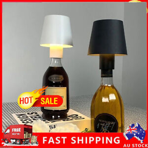 Wireless Bottle Lamp, Touch 3 Color Dimming LED Wine Bottle Lamp for Party Bars