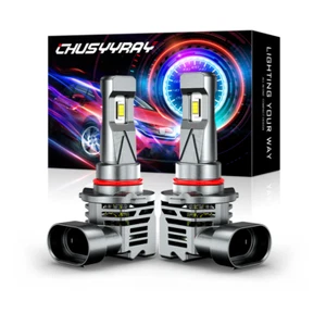 LED Headlight 2 Bulbs High/Low Kit 9005 6000K White For 2016-2019 Chrysler 300 - Picture 1 of 10