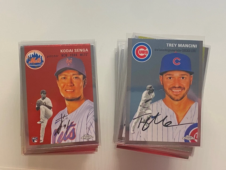 2023 Topps Chrome Platinum Baseball #1-250 Base - You u Pick Complete Your Set - Image 1 of 1