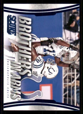 2014 Score Brothers In Arms Blue #BA14 T.Y. Hilton/Gosder Cherilus - Image 1 of 2