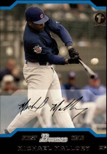 2004 Bowman 1st Edition Chicago Cubs Baseball Card #313 Michael Mallory FY