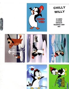 CHILLY WILLY CARTOON INDIVIDUELLE NEUHEIT SAMMELKARTE 6 KARTEN SET - Bild 1 von 2