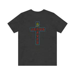 Jesus Saves 1914 Vintage Men's T-Shirt - Picture 1 of 42