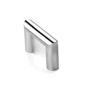 Barra sólida cepillada cajón de níquel satinado mango de armario con inserto de acrílico 32 mm - Imagen 1 de 1