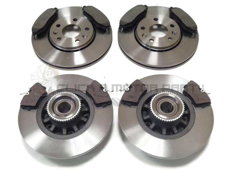 DISCOS DE FRENO DELANTEROS Y TRASEROS RENAULT TRAFIC 1.6 ALMOHADILLAS MINTEX COJINETES RUEDAS ANILLOS ABS Foto 1 de 1