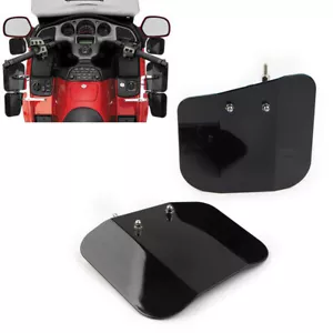 2 Pcs Motorcycle Air Wing Windshield Deflector Mirror Mount For Honda GL1800 F6B - Picture 1 of 9