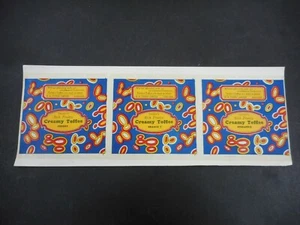 VINTAGE ORIGINAL TANDYS RICH FRUITTY CREAMY TOFFEE PAPER LABEL FOR TIN .. - Picture 1 of 5