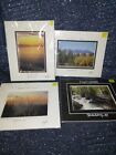 Lot of 4 Professional Photographs Matted taken in Wisconsin and Arizona signed