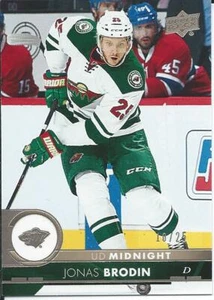 2017-18 UD Series 1 JONAS BRODIN #97 Midnight 10/25 Toronto Fall Expo 2017 - Picture 1 of 2