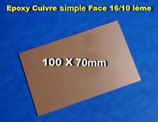 Plaque d'essai époxy circuit imprimé double face 20mmX80MM (1)
